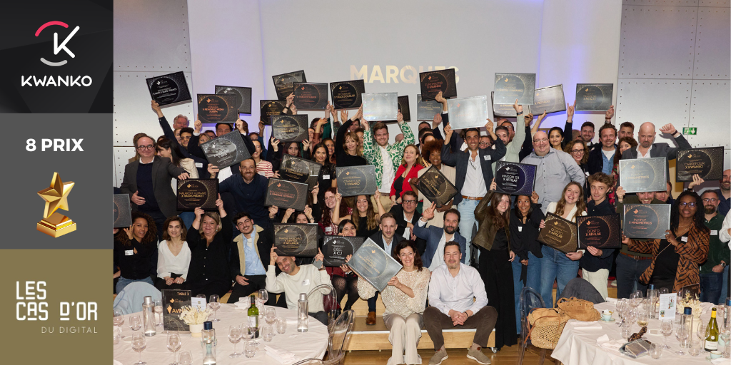 Kwanko remporte 8 prix aux cas d'or de la performance 2026