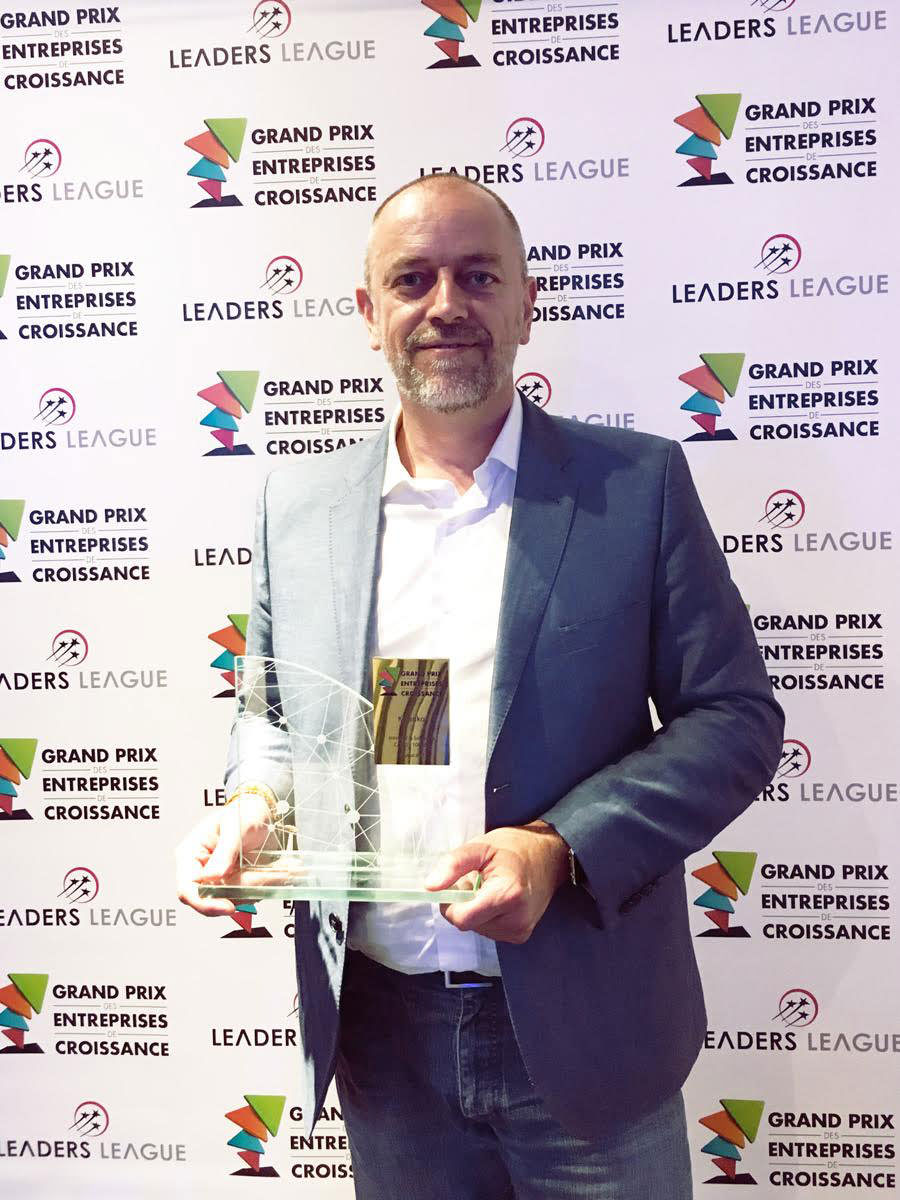 François Bieber from Kwanko with the Grand Prix Award