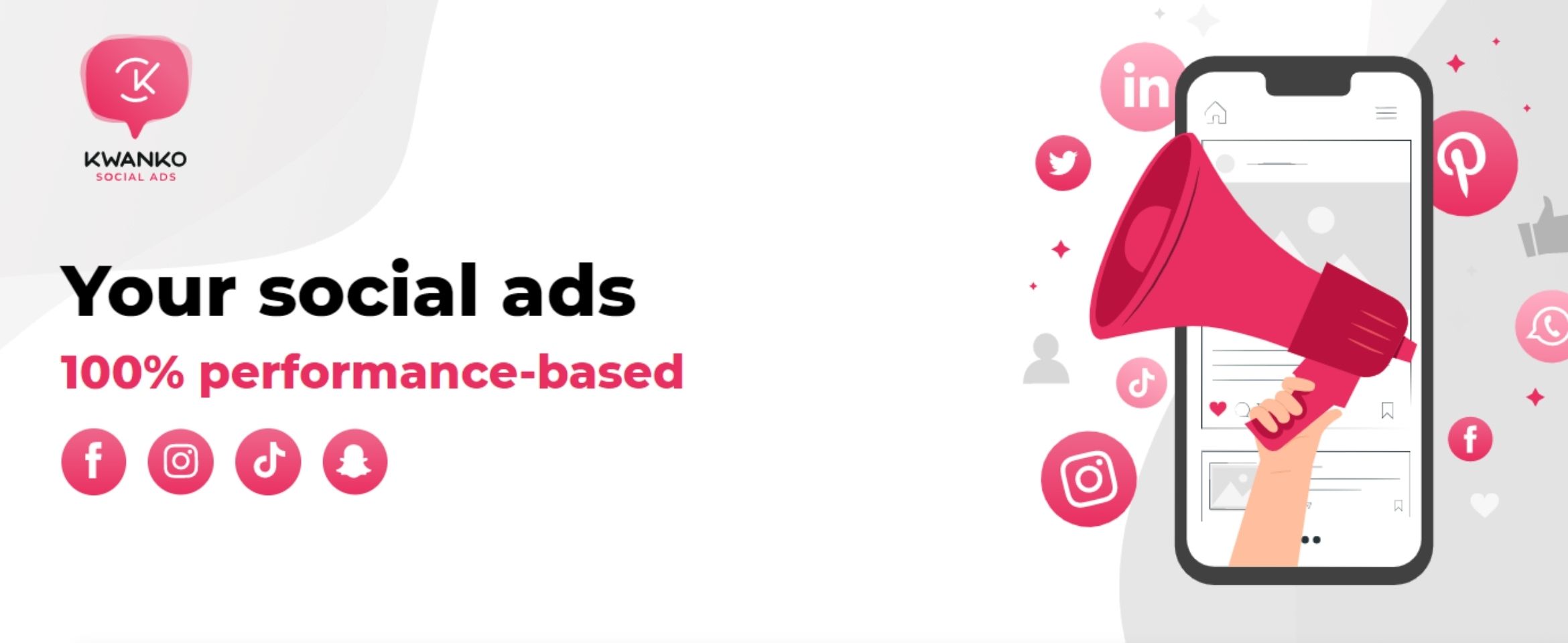 Kwanko Social Ads, social ads that are 100% performance-based