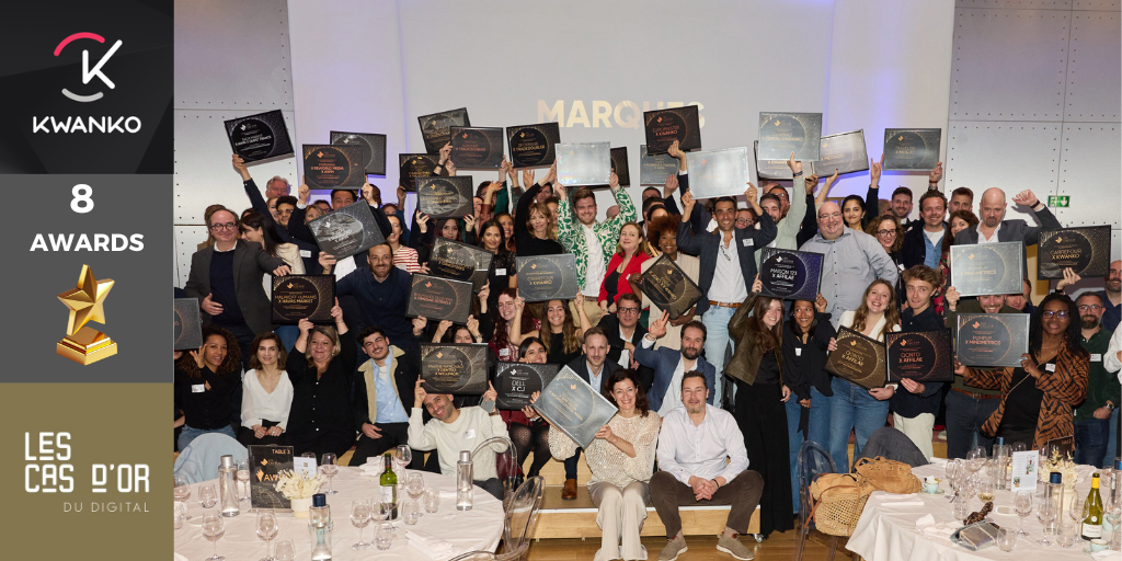 Kwanko won 8 awards at Les Cas d'or de la Performance 2026